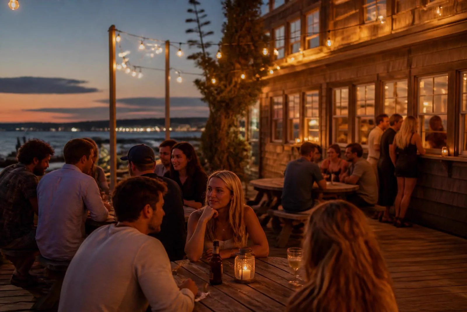 A shore tavern dining room near The Salted Cottage, Spring Lake NJ